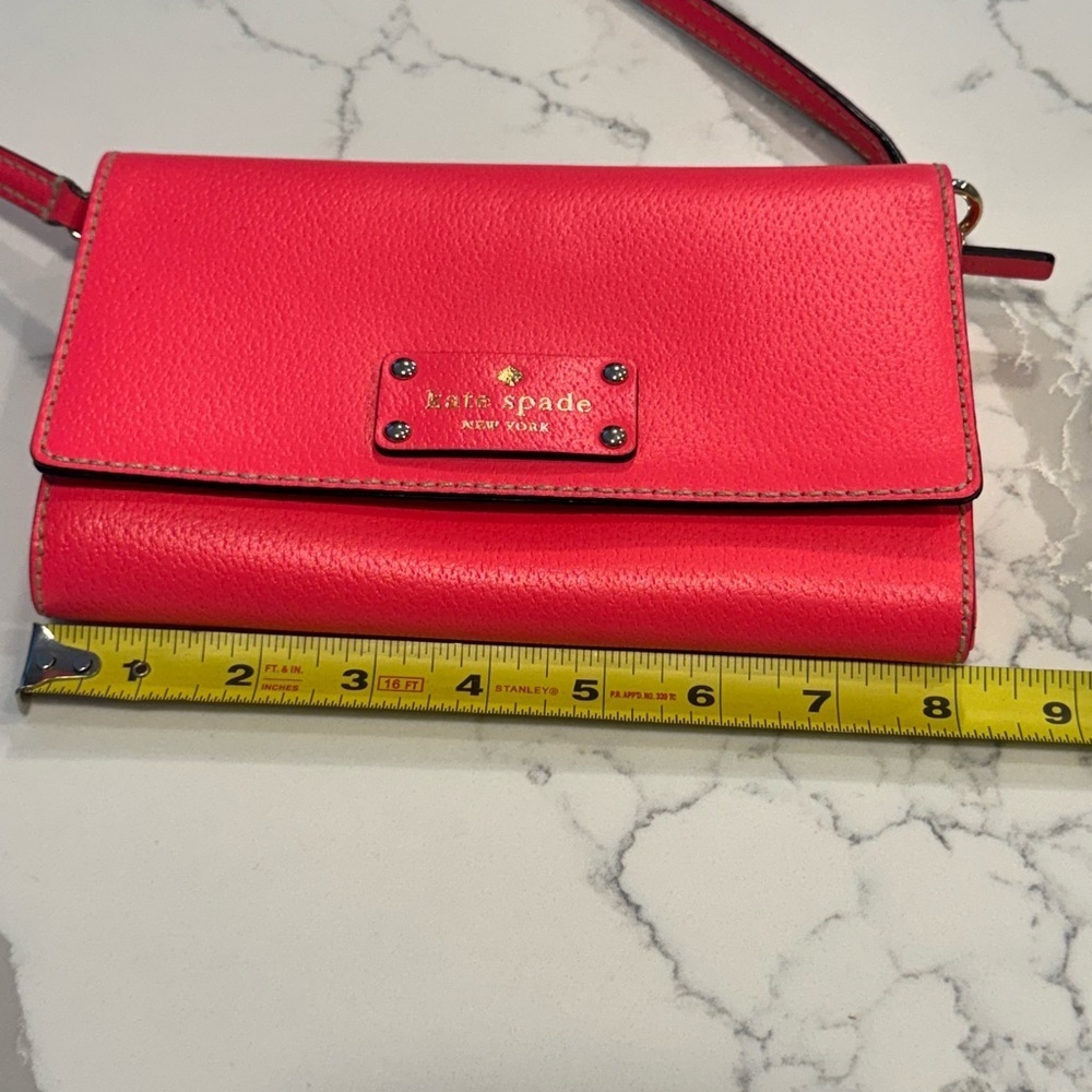 Kate Spade Vibrant Pink Crossbody/Clutch - Picture 8 of 10